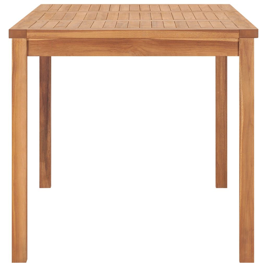 vidaXL 7 Piece Garden Dining Set Solid Teak Wood