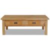 vidaXL Coffee Table Solid Teak 100x60x35 cm