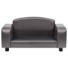 vidaXL Dog Sofa Grey 80x50x40 cm Faux Leather