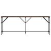 vidaXL Console Table Brown Oak 200x29x75 cm Engineered Wood