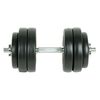 vidaXL 9 Piece Dumbbell Set 15 kg