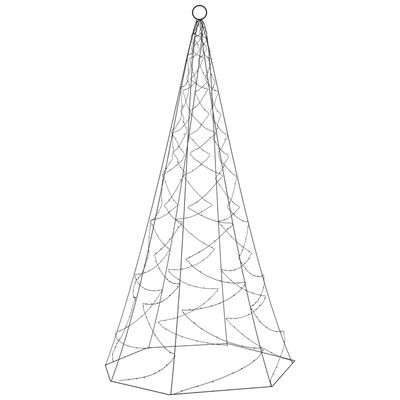 vidaXL Christmas Tree on Flagpole Warm White 200 LEDs 180 cm