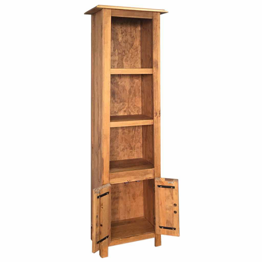 vidaXL Freestanding Bathroom Cabinet Solid Pinewood 48x32x170 cm