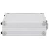 vidaXL Gun Case Aluminium ABS Silver