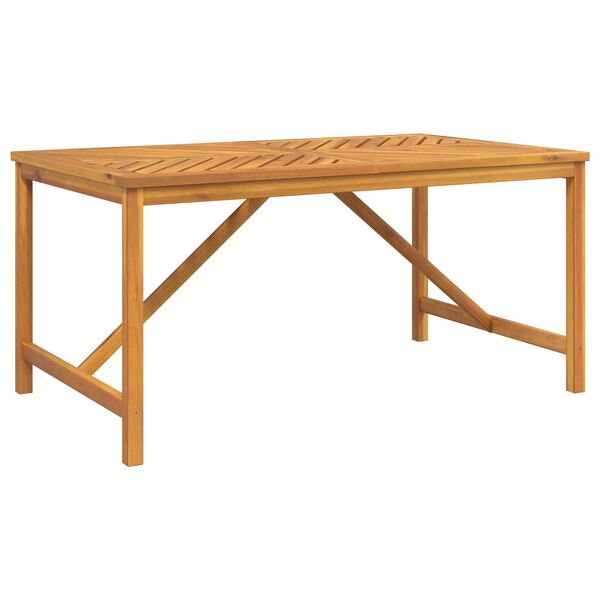vidaXL 5 Piece Garden Dining Set Solid Wood Acacia