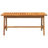 vidaXL Coffee Table Oil Natural Solid Acacia Wood