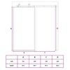 vidaXL Sliding Door ESG Glass and Aluminium 102x205 cm Black
