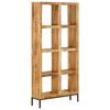 vidaXL Bookshelf 80x25x175 cm Solid Mango Wood