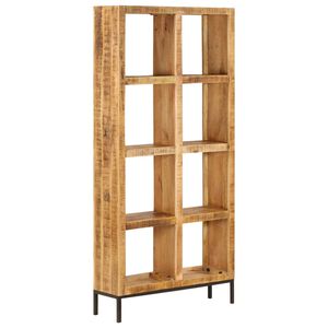 vidaXL Bookshelf 80x25x175 cm Solid Mango Wood
