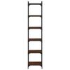 vidaXL Bookcase 6-Tier Brown Oak 40x30x188 cm Engineered Wood