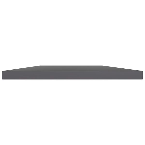 vidaXL Bookshelf Boards 8 pcs High Gloss Grey 60x40x1.5 cm Engineered Wood