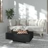 vidaXL Coffee Table Black 85x55x31 cm Engineered Wood