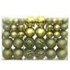 vidaXL Christmas Baubles 100 pcs Light Green 3 / 4 / 6 cm