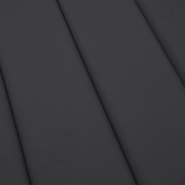 vidaXL Sun Lounger Cushion Black 200x60x3cm Oxford Fabric