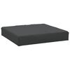 vidaXL Pallet Cushions 2 pcs Black Oxford Fabric