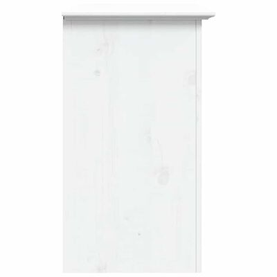 vidaXL Bedside Cabinet BODO White 53x38.5x66 cm Solid Wood Pine