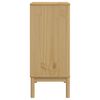 vidaXL Chest of Drawers FLORO Wax Brown Solid Wood Pine