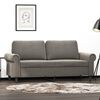 vidaXL 2-Seater Sofa Light Grey 140 cm Velvet