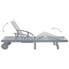 vidaXL Garden Sun Lounger with Cushion Solid Acacia Wood
