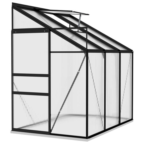 vidaXL Greenhouse Anthracite Aluminium 3.97 m³