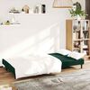 vidaXL 2-Seater Sofa Bed Dark Green Velvet