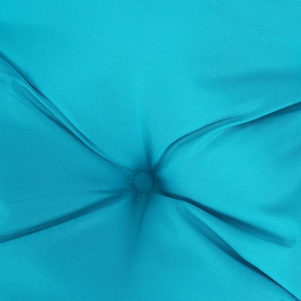 vidaXL Garden Bench Cushions 2pcs Turquoise 100x50x7cm Fabric