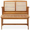 vidaXL 2 Piece Garden Lounge Set Solid Acacia Wood
