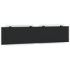vidaXL Headboard Cushion "Zadar" White and Black 193 cm Faux Leather