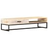 vidaXL Coffee Table White 117x50x30 cm Solid Acacia Wood