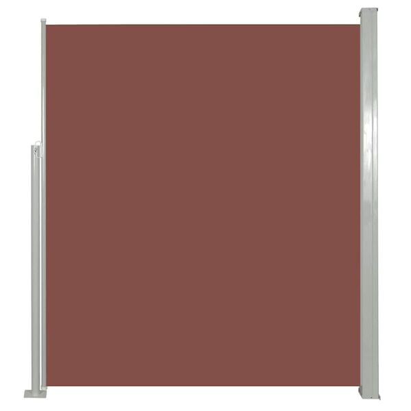 vidaXL Retractable Side Awning 120 x 300 cm Brown