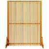 vidaXL Privacy Screen Brown 79.5 x 50 x 110 cm Solid Acacia wood