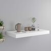 vidaXL Floating Wall Shelf White 50x23x3.8 cm MDF