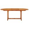 vidaXL Garden Table 200x100x75 cm Solid Wood Eucalyptus