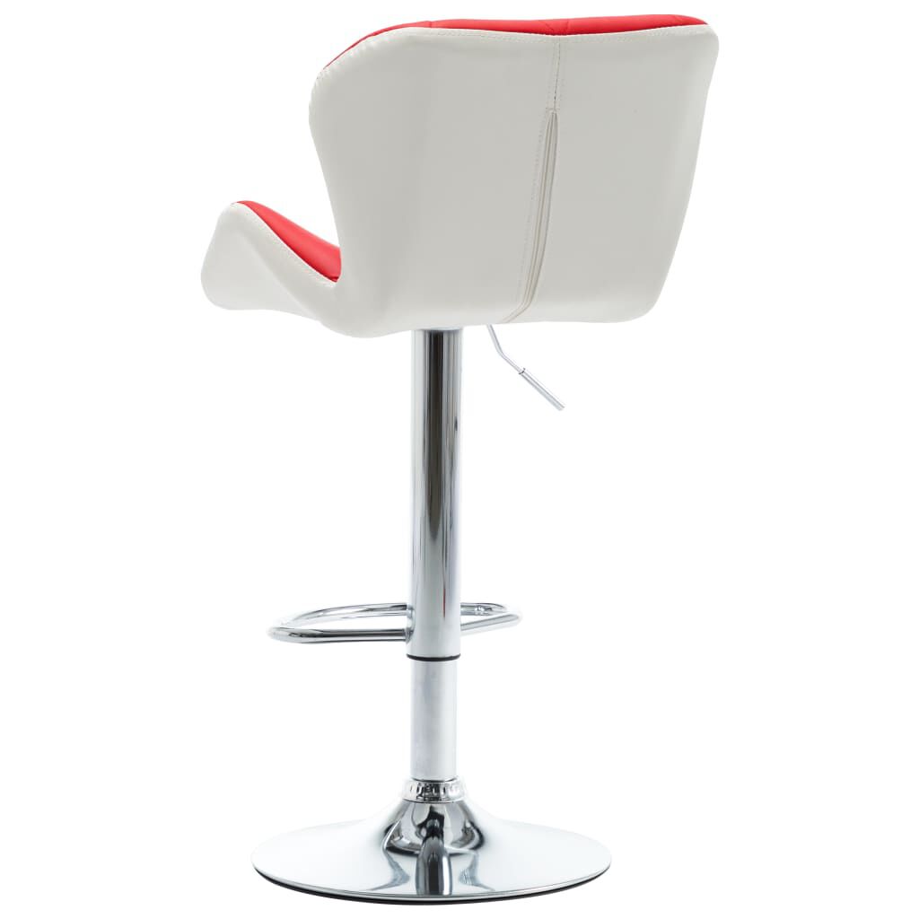 vidaXL Bar Stool Red Faux Leather