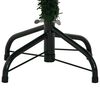 vidaXL Artificial Hinged Christmas Tree with Flocked Snow 120 cm
