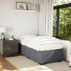 vidaXL Bed Frame without Mattress Dark Grey Twin Velvet
