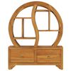 vidaXL Cabinet with Yin Yang Shelf 68x26x83 cm Solid Teak Wood
