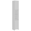 vidaXL Bathroom Cabinet White 30x30x183.5 cm Engineered Wood