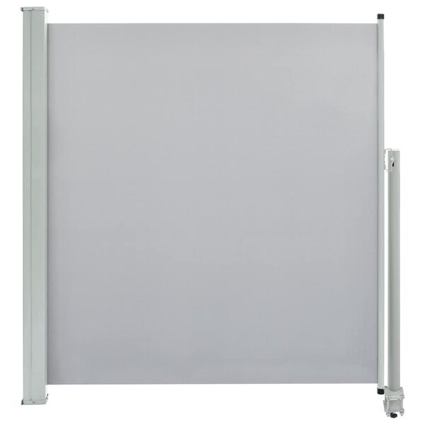 vidaXL Patio Retractable Side Awning 140 x 300 cm Grey