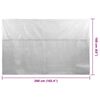 vidaXL Floating PE Solar Pool Film 260x160 cm Grey