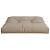 vidaXL Pallet Cushion Taupe 80x80x12 cm Fabric