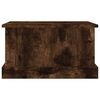 vidaXL Storage Box Smoked Oak 50x30x28 cm Engineered Wood
