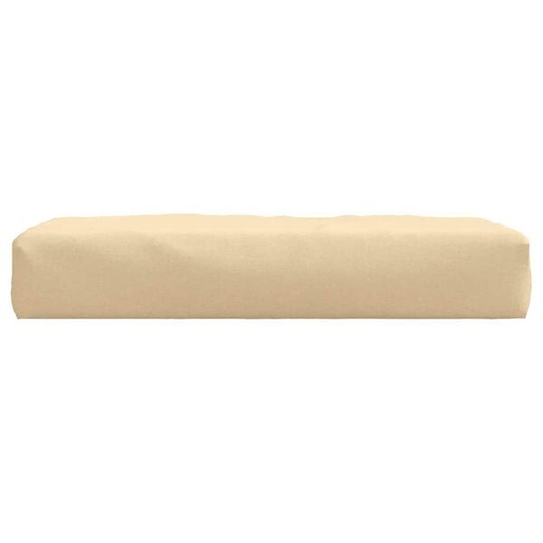 vidaXL Pallet Cushion Melange Beige 60x60x9.5 cm Fabric
