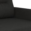 vidaXL 2-Seater Sofa Black 140 cm Fabric