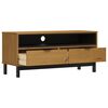 vidaXL TV Cabinet FLAM 110x40x50 cm Solid Wood Pine