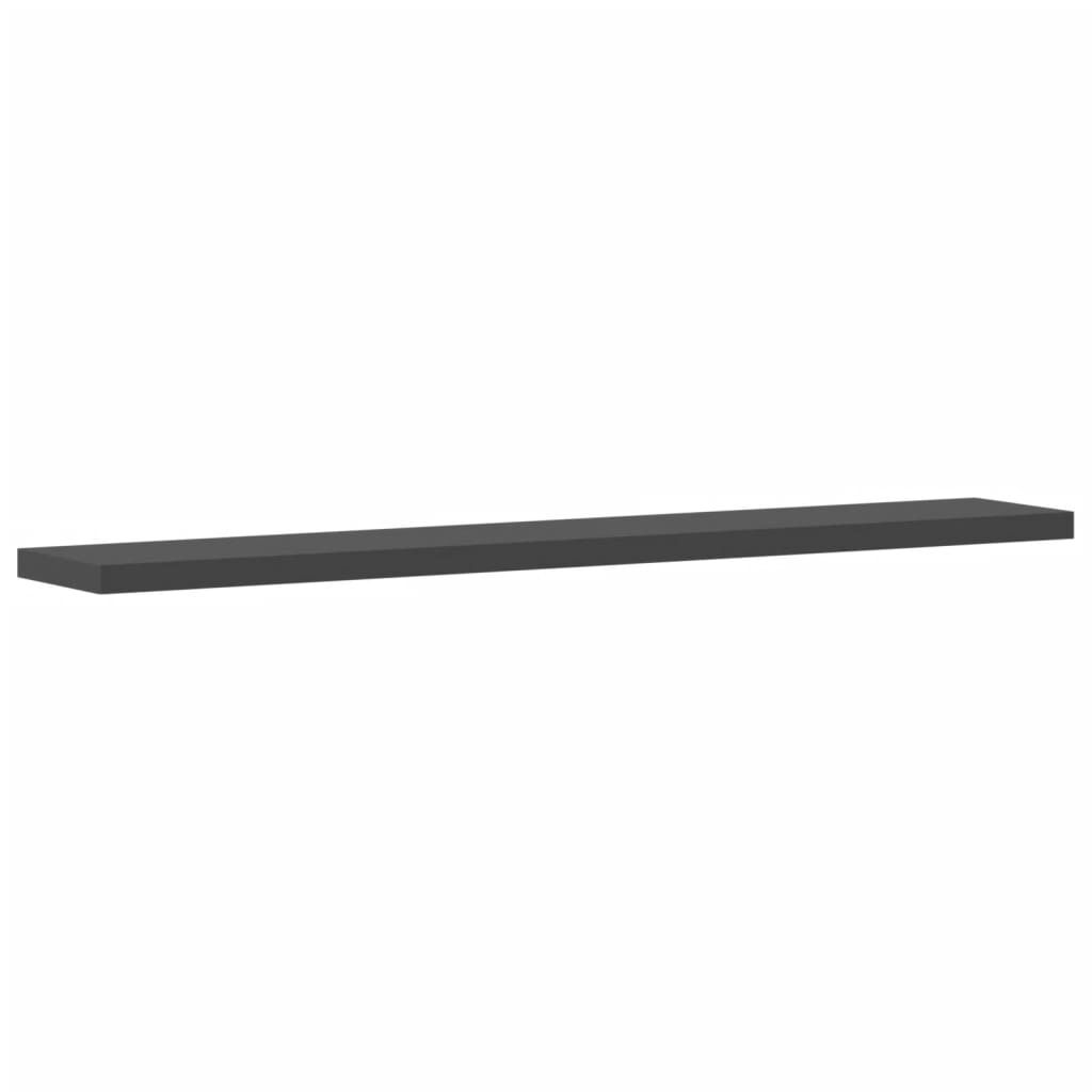 vidaXL Bookshelf Boards 8 pcs Grey 60x10x1.5 cm Engineered Wood