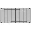 vidaXL 9 Piece Garden Dining Set Anthracite Metal Mesh