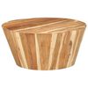 vidaXL Coffee Table Ø65x31 cm Solid Acacia Wood