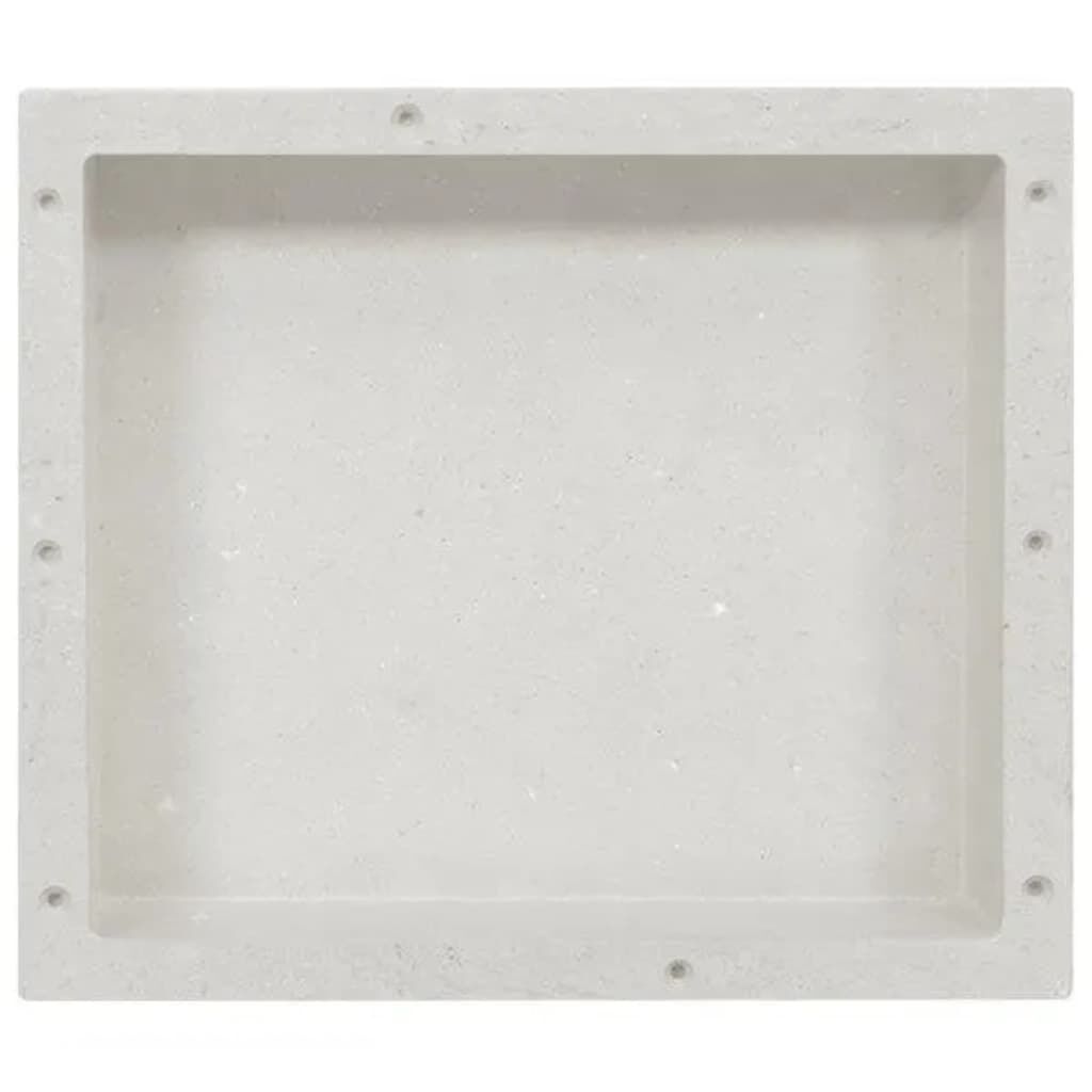 vidaXL Shower Niche Matt White 41x36x10 cm