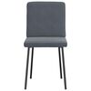 vidaXL Dining Chairs 6 pcs Dark Grey Velvet